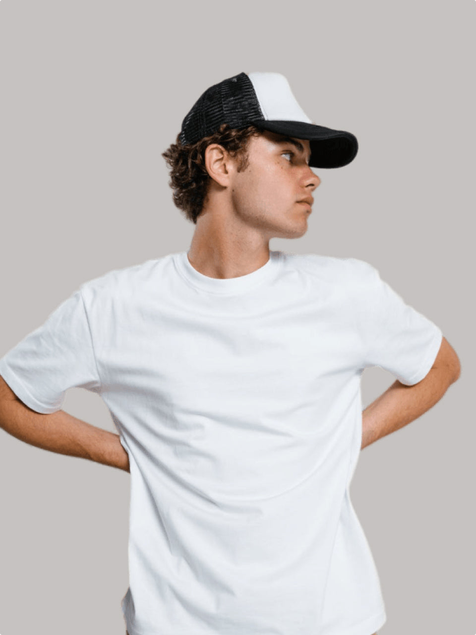Loomcraft Drift Oversized T-Shirt in Pure White