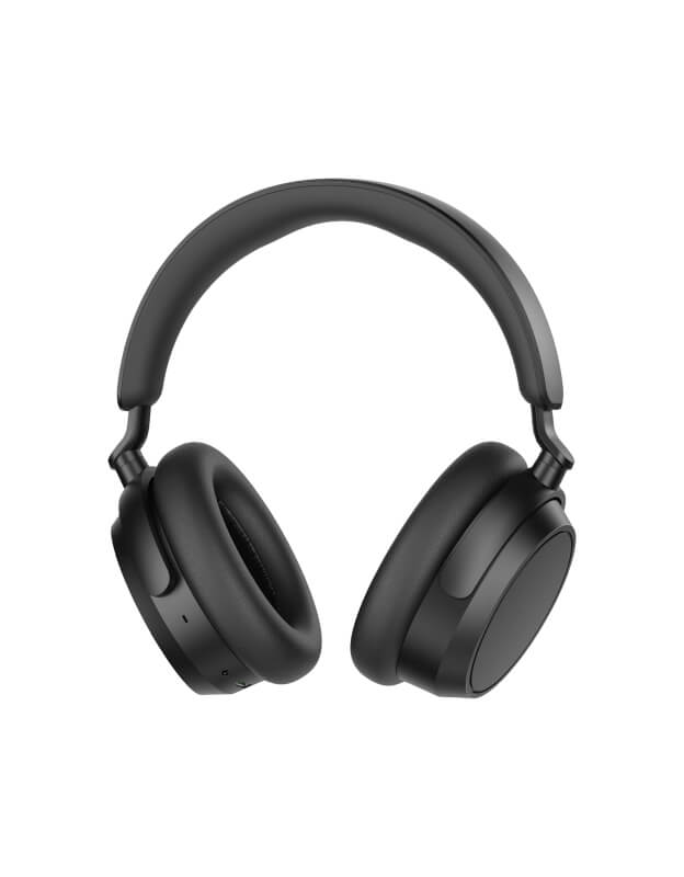 Nexora SoundCloud ANC wireless over-ear headphones in Jet Black