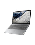 Nexora AirBook 15 laptop open at an angle showing keyboard and 15.6-inch display