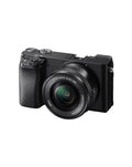 Nexora StudioShot X6 mirrorless camera with 16-50mm kit lens attached