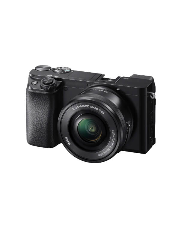 Nexora StudioShot X6 mirrorless camera with 16-50mm kit lens attached