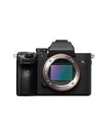 Nexora Studio Pro FF7 full-frame mirrorless camera body, front view with lens mount open