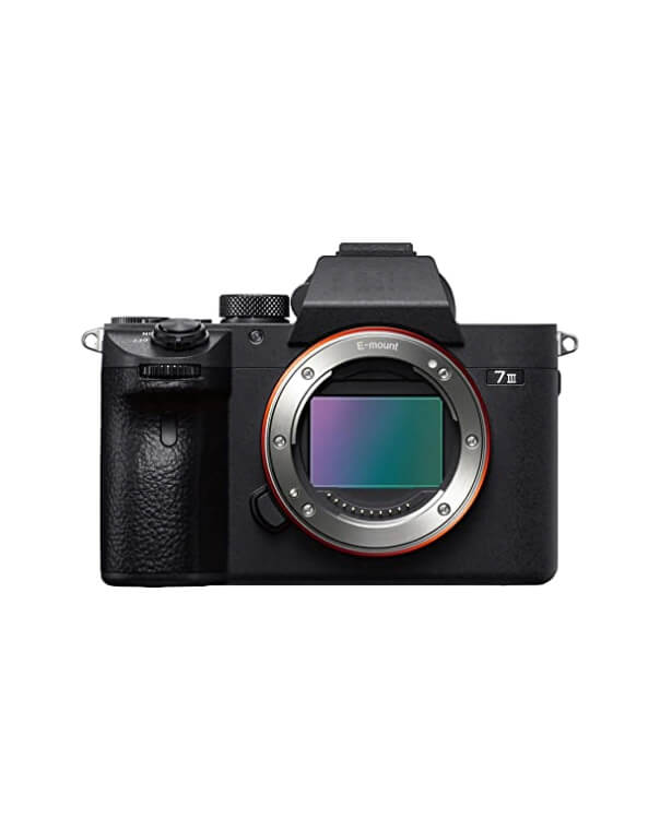 Nexora Studio Pro FF7 full-frame mirrorless camera body, front view with lens mount open