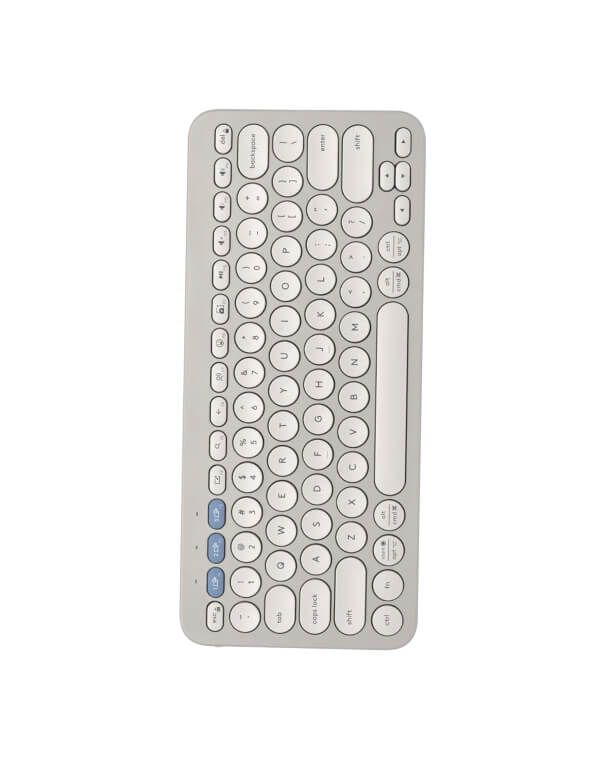 Nexora TypeWave compact wireless keyboard in Ivory White